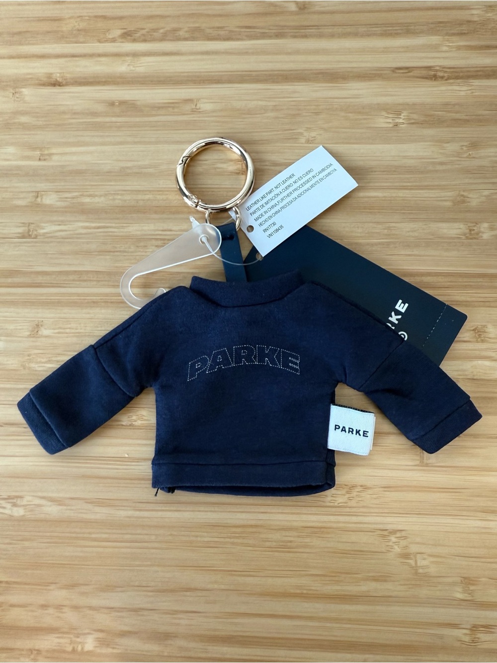 Viral Mockneck Sweatshirt Trending Keychain - Parke x Target Navy Blue